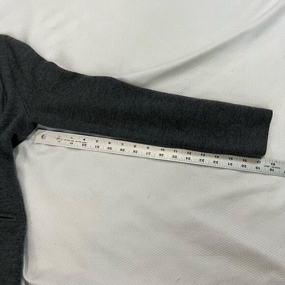 Talbots Pure Merino Wool Dark Gray Blazer Jacket - Picture 5 of 8